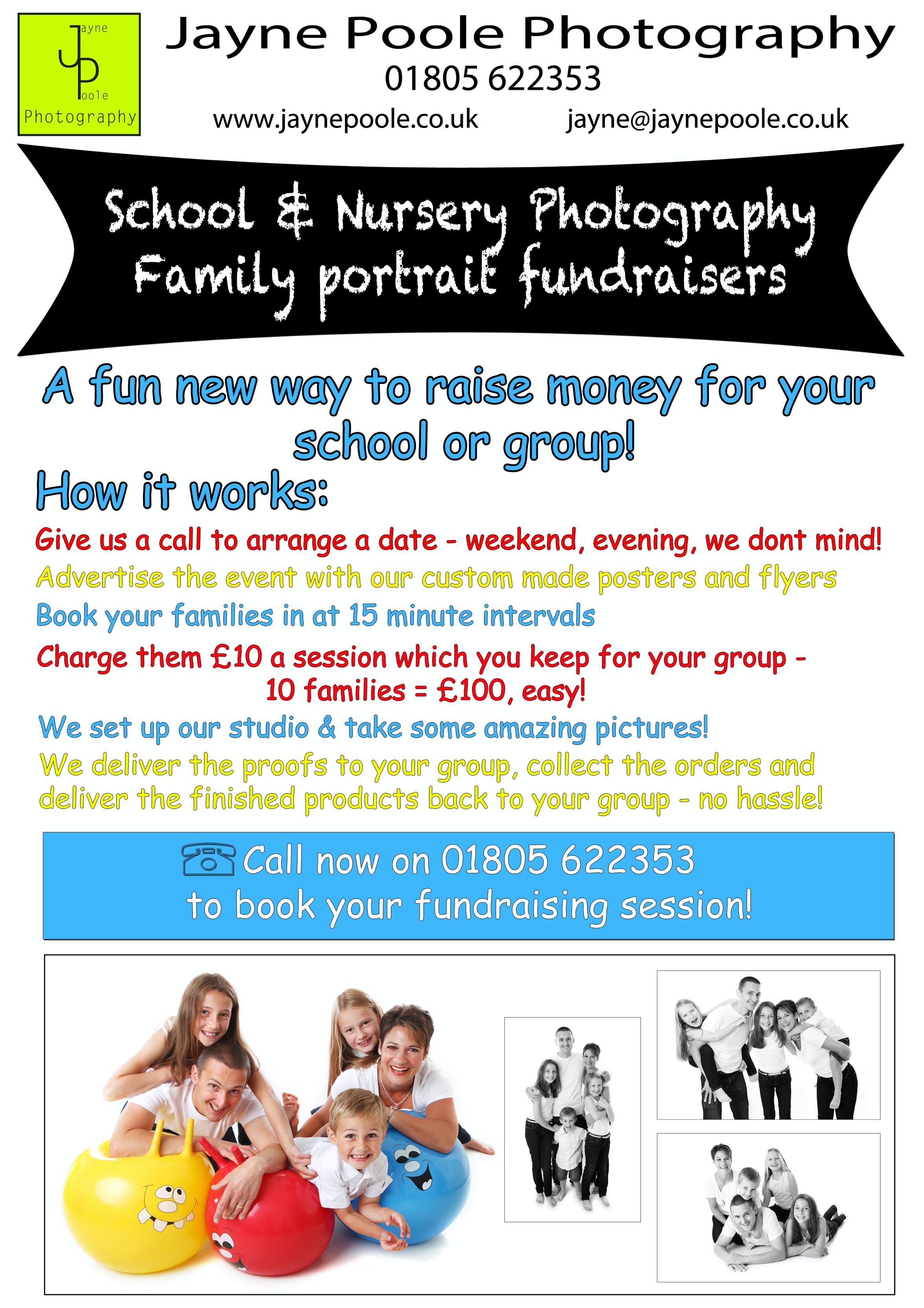 School fund raising option by Jayne Poole Photography 01805 622353 for your scholl Nursery or event if your would like that to include photography give us a call